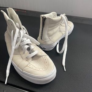 Van high top cream color